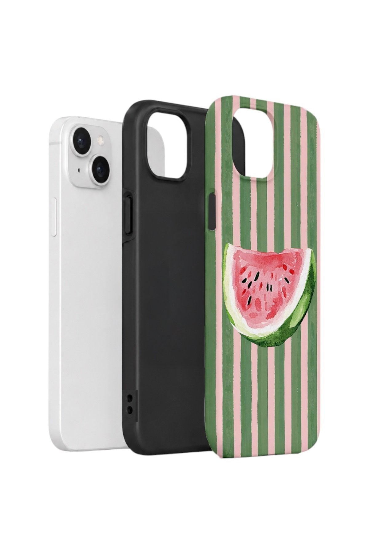 iPhone 15 Plus Vorian Çift Katmanlı Kılıf Watermelon Postcard