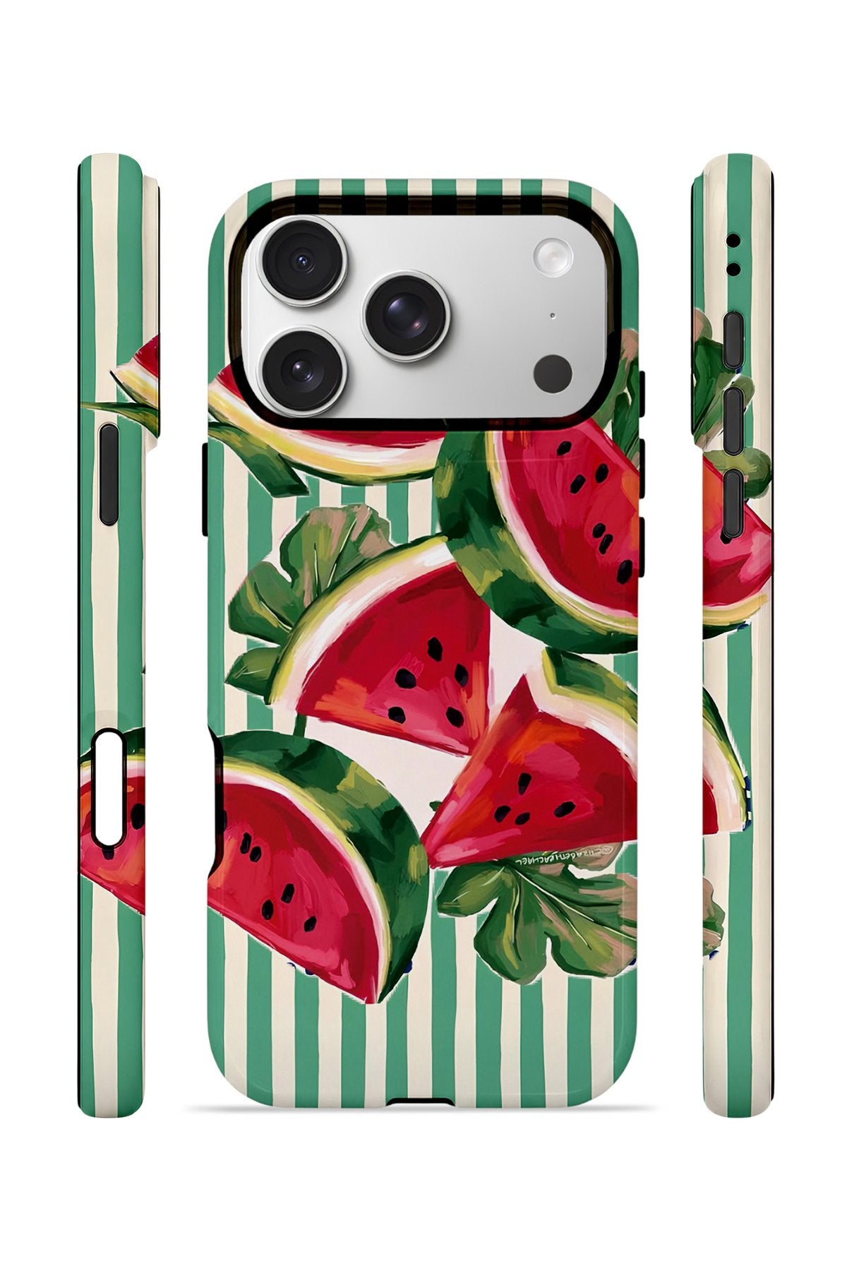 iPhone 17 Pro Vorian Çift Katmanlı Kılıf Watermelon Cabana