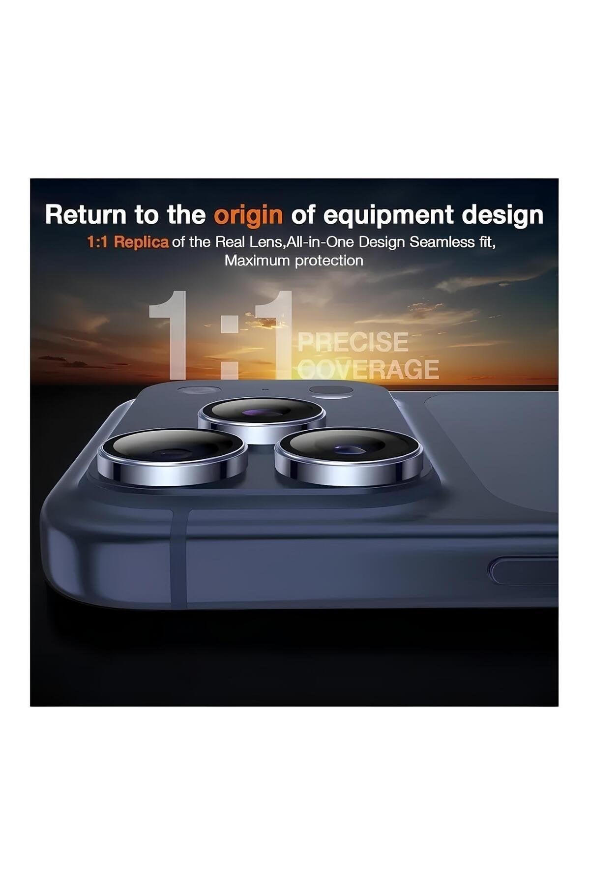 iPhone 17 Pro Metal Kamera Koruyucu Lens Abis