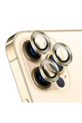 iPhone 14 Pro 6.1'' Metal Kamera Koruyucu Lens Gold