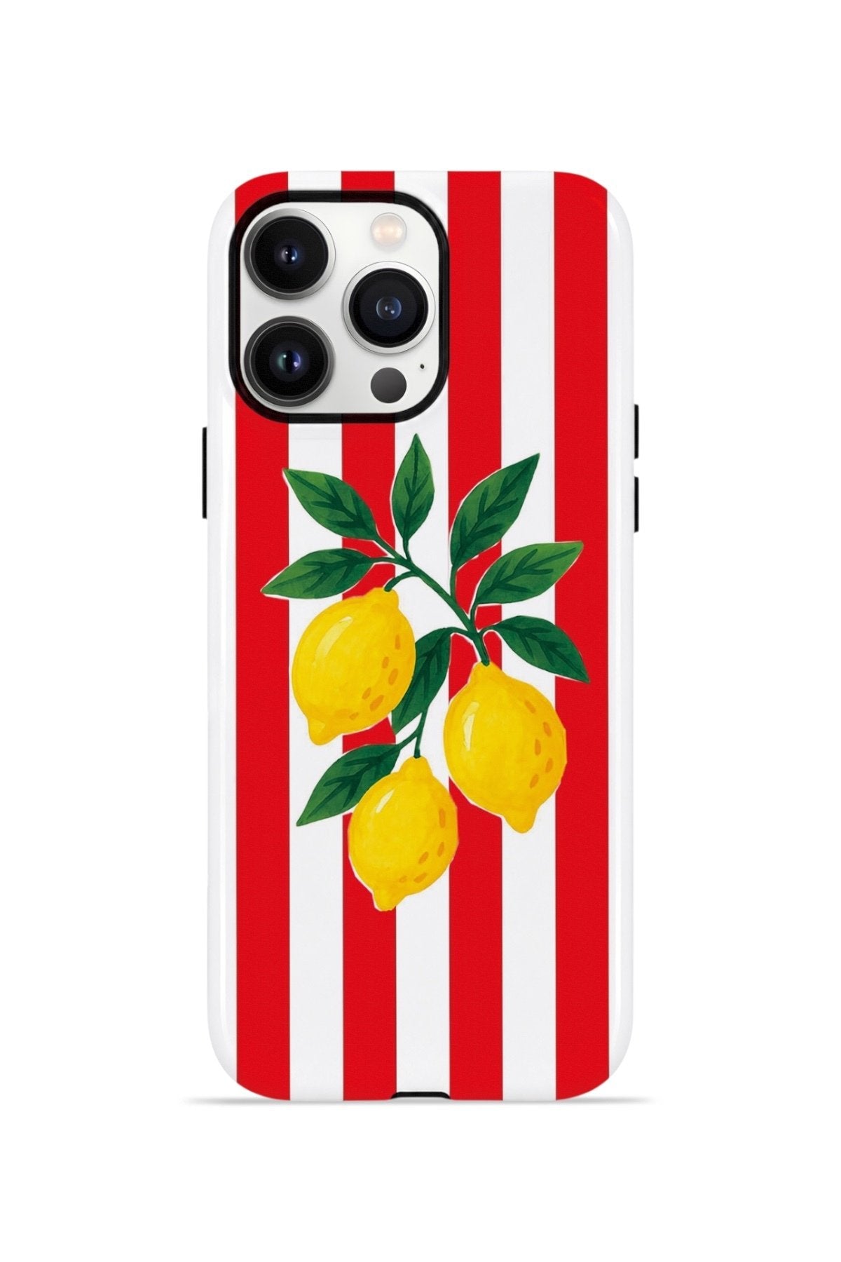 iPhone 14 Pro Max Vorian Çift Katmanlı Kılıf Lemon Parade Red
