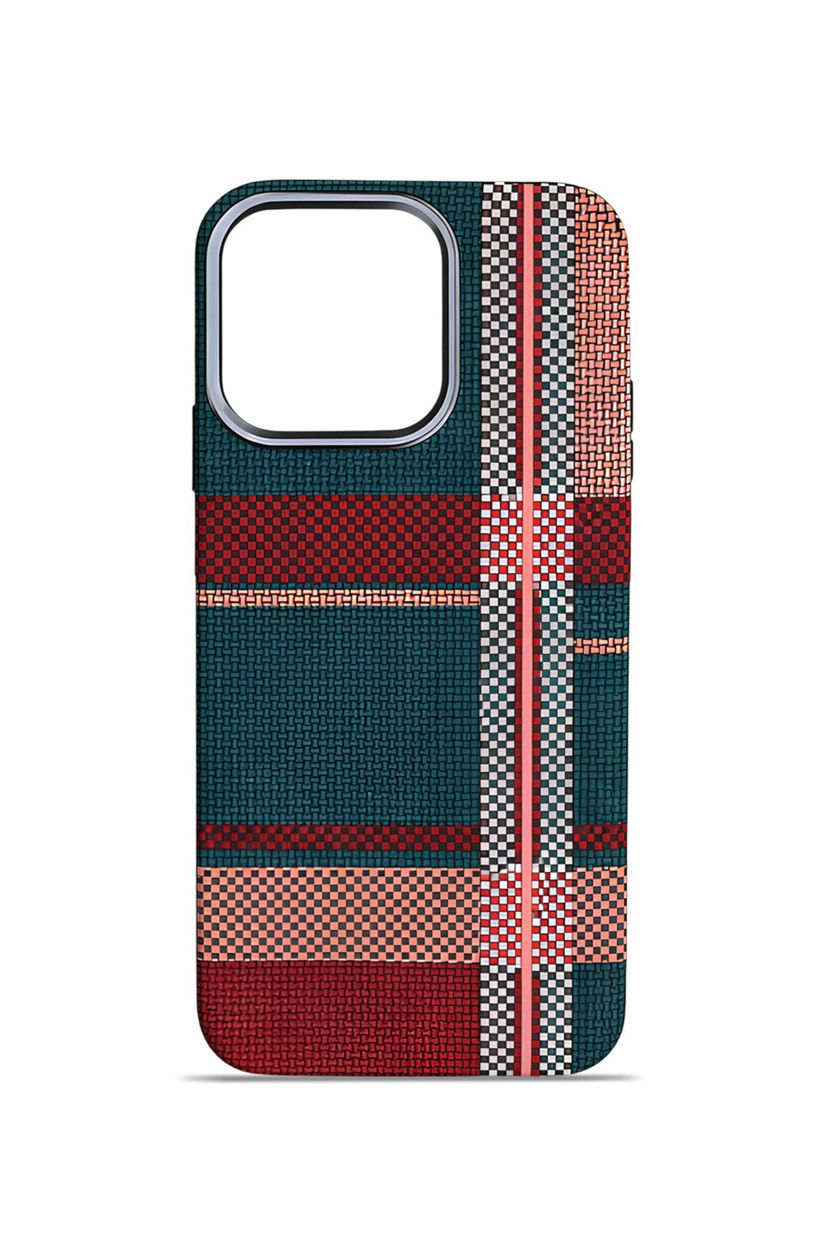 Nox Craft iPhone 14 Plus MagSafe Karbon Kılıf Heritage Loom