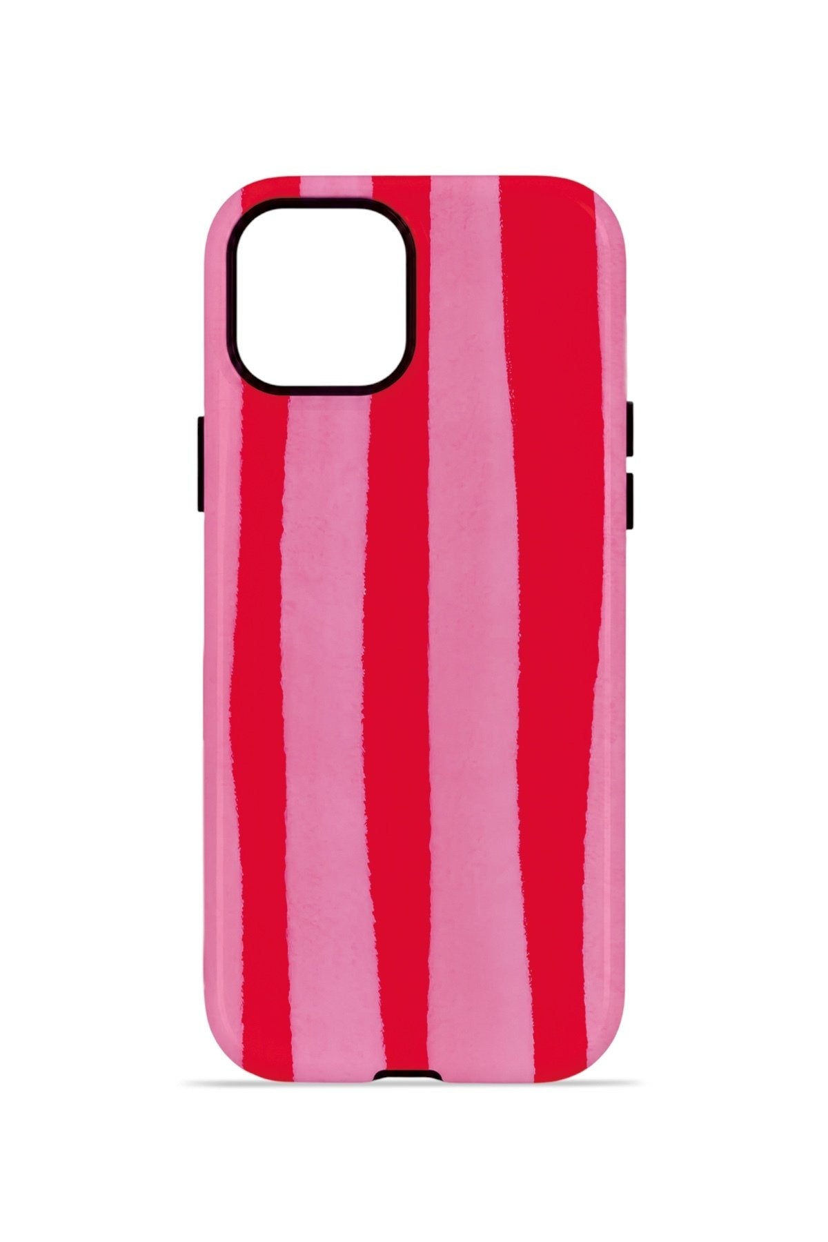 iPhone 13 Vorian Çift Katmanlı Kılıf Raspberry Bold Stripe