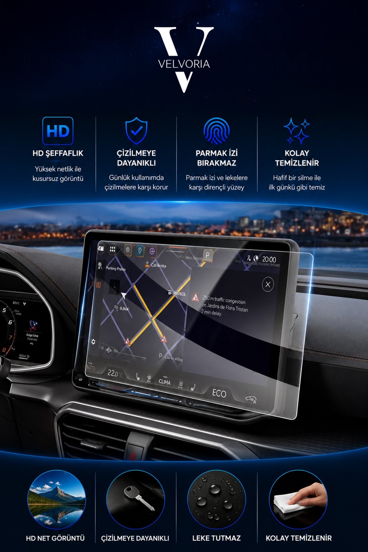 Cupra Formentor 12.9 Inç Multimedya Uyumlu 9h Nano Ekran Koruyucu 2025 2026