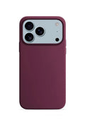 iPhone 17 Pro 6.3'' Soft Touch Lansman Silikon Kılıf Bordo