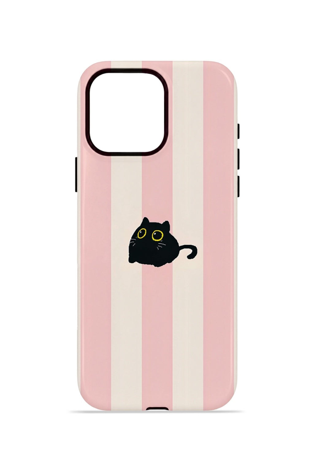 iPhone 15 Pro Max Vorian Çift Katmanlı Kılıf Midnight Cat Stripe