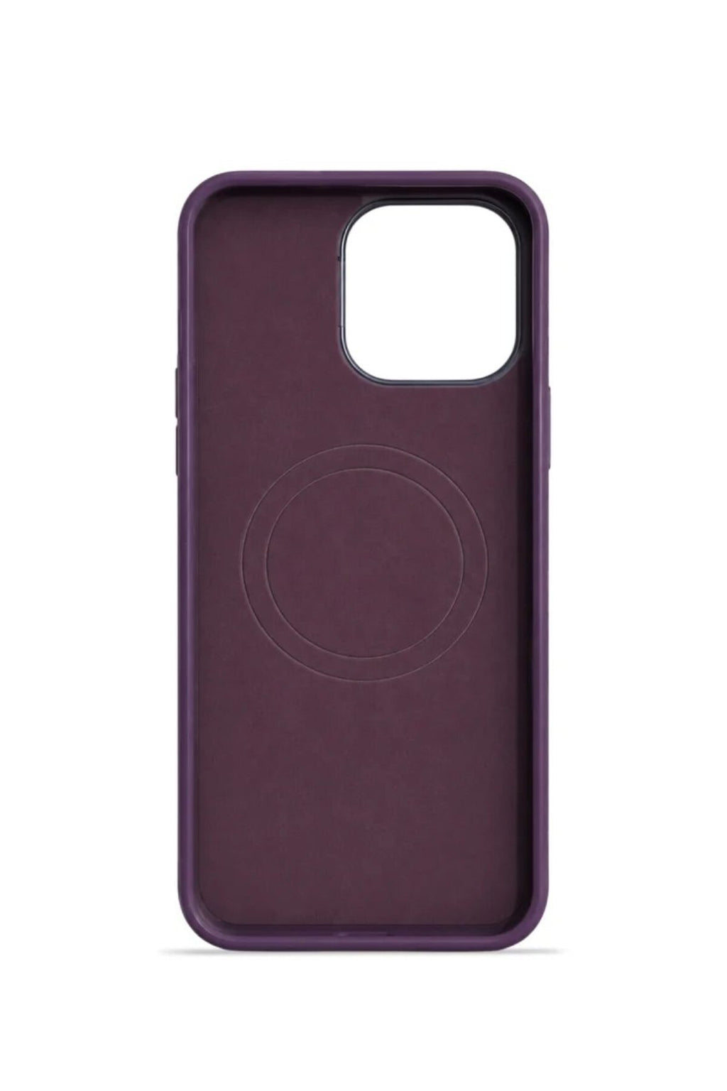 iPhone 16 GripStand MagSafe Deri Kılıf Mor