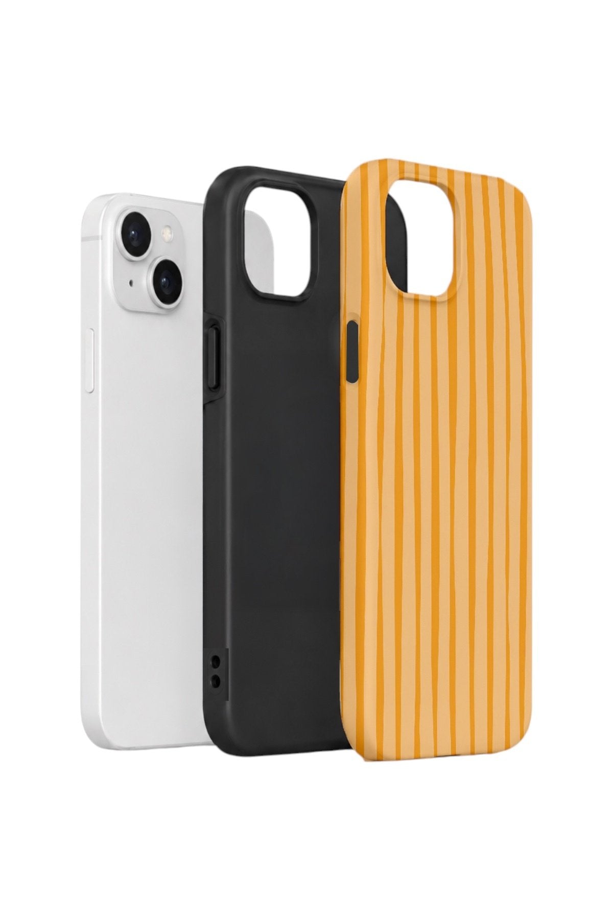 iPhone 13 Vorian Çift Katmanlı Kılıf Golden Hour Stripe