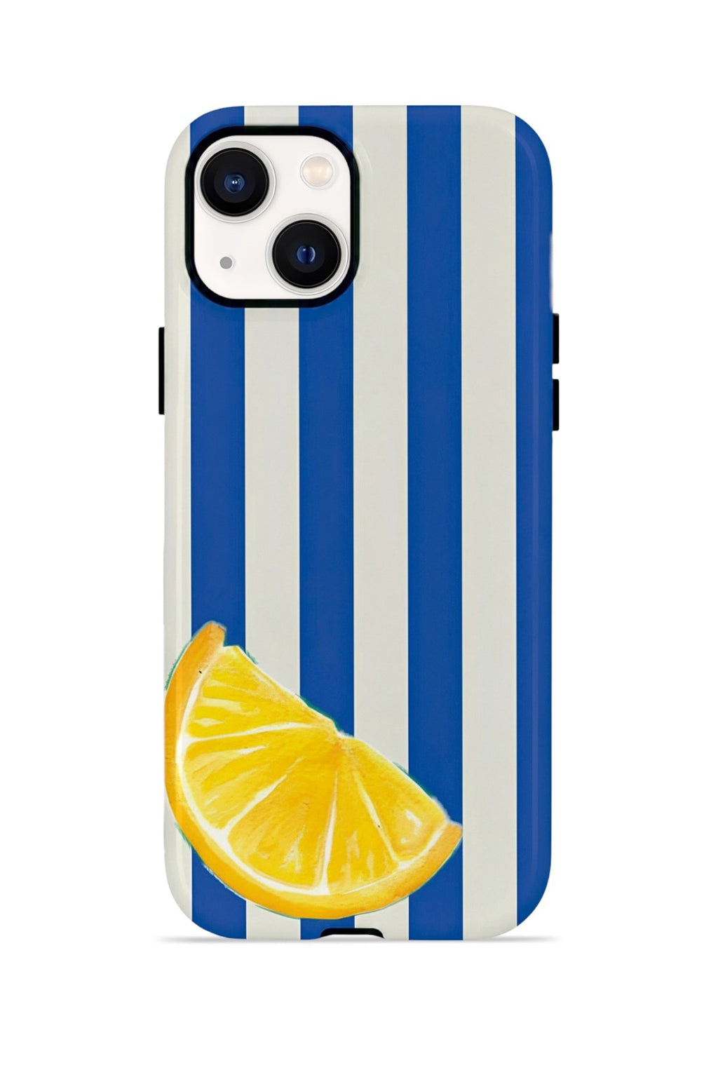 iPhone 14 Vorian Çift Katmanlı Kılıf Lemon Coast Stripe