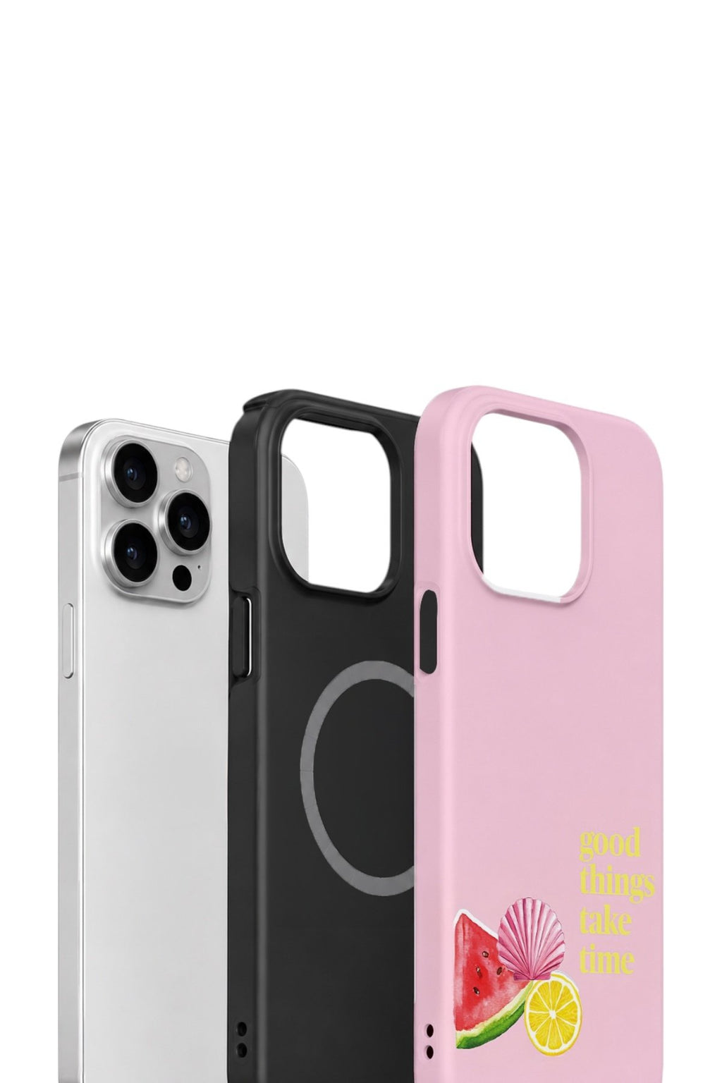 iPhone 15 Pro Vorian Çift Katmanlı MagSafe Kılıf Good Things Fruit Corner
