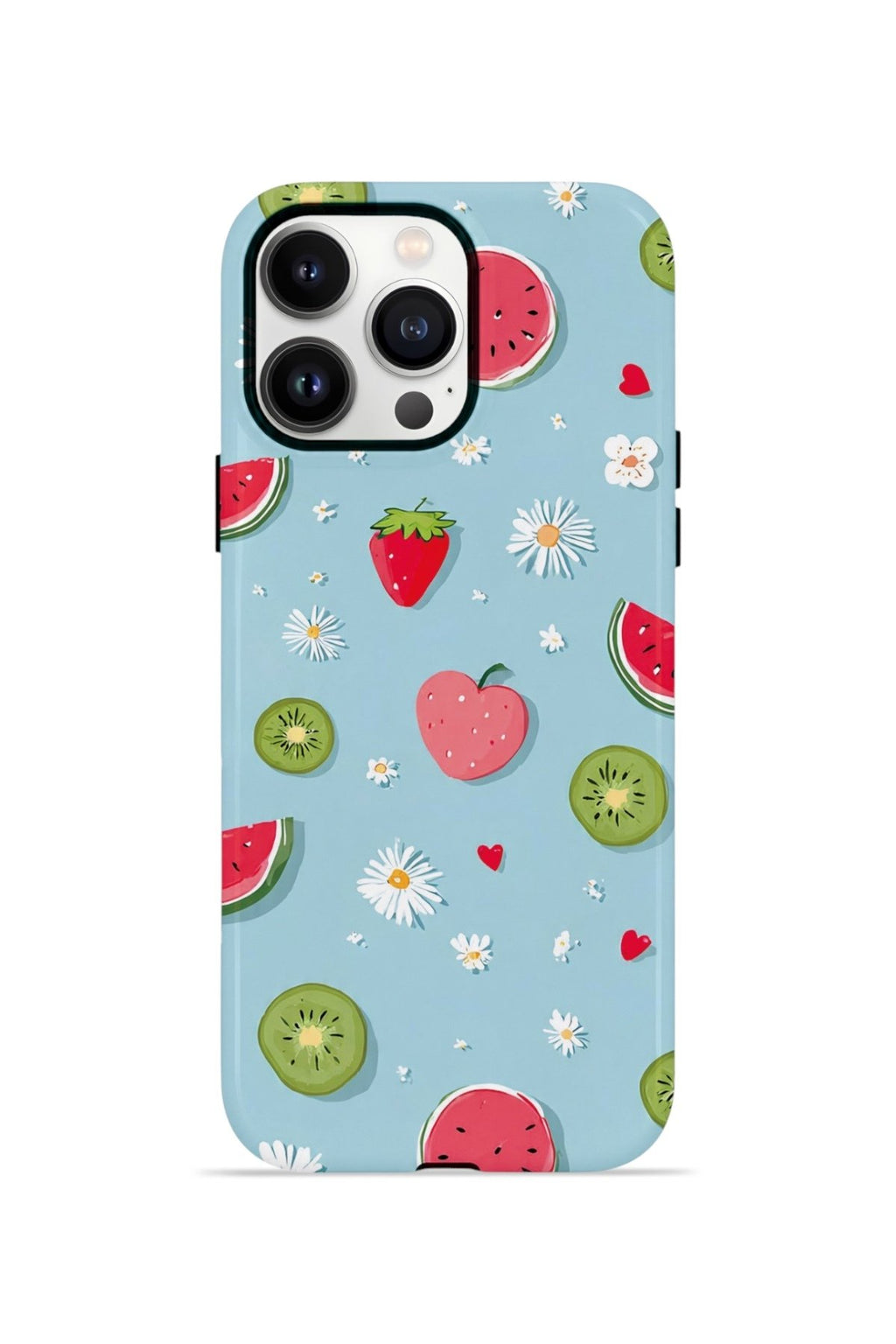 iPhone 14 Pro Max Vorian Çift Katmanlı MagSafe Kılıf Fruit Confetti Sky