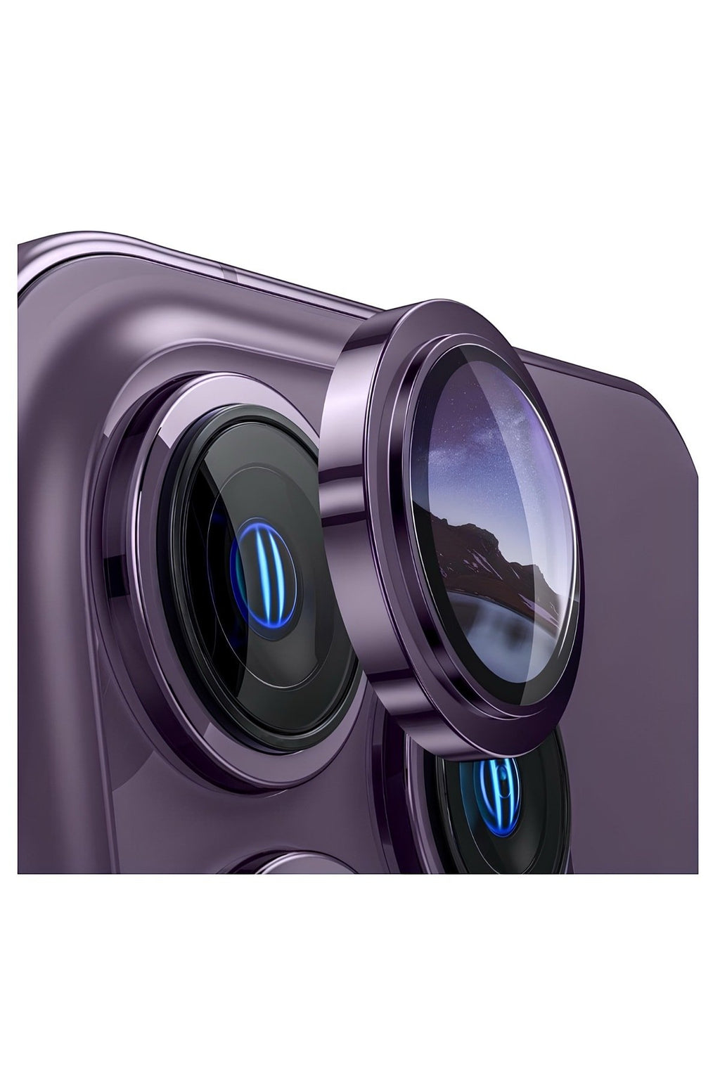 iPhone 14 Pro Sapphire Lens Koruyucu Mor