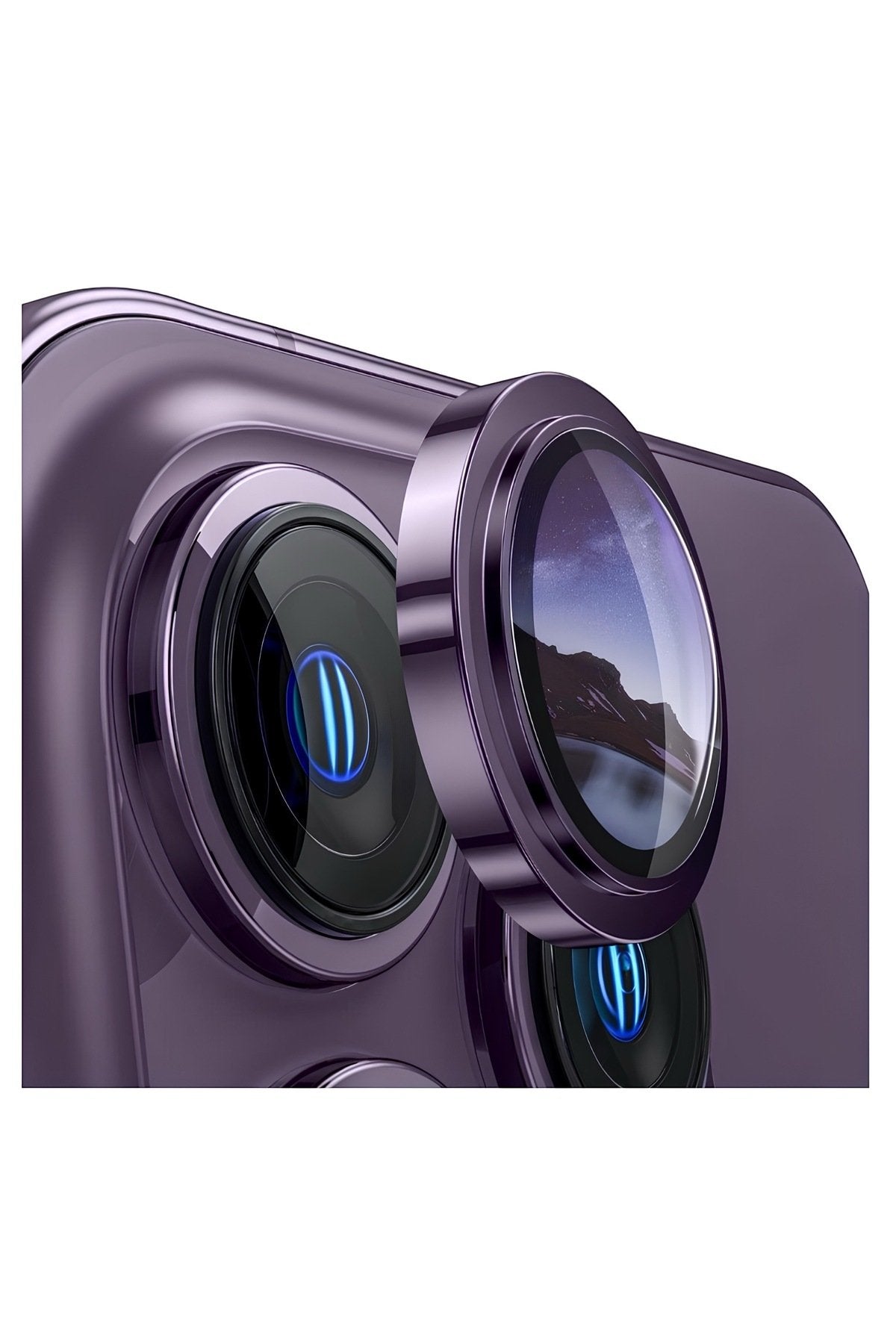 iPhone 14 Pro Sapphire Lens Koruyucu Mor