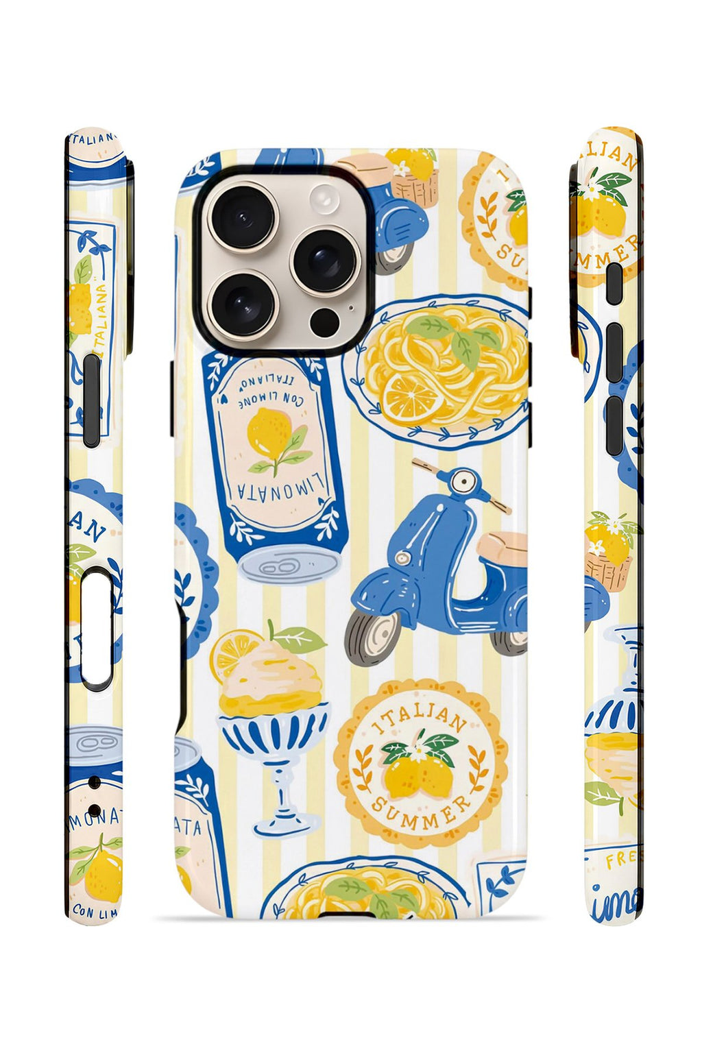 iPhone 16 Pro Vorian Çift Katmanlı Kılıf Italian Tableware
