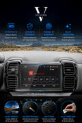 Citroen C5 Aircross Multimedya Glass Ekran Koruyucu Navigasyon Glass Ekran Koruyucu Nano
