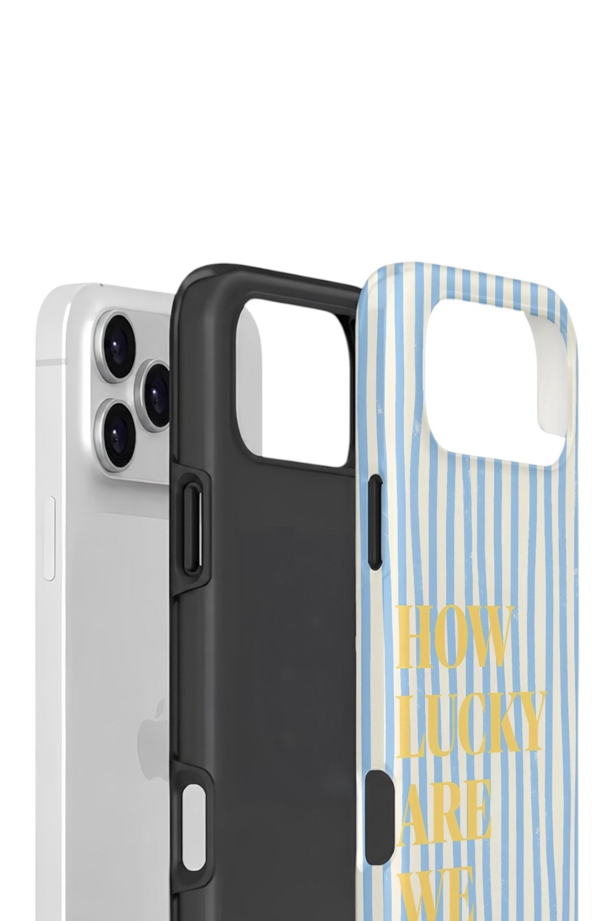 iPhone 17 Pro Max Vorian Çift Katmanlı Kılıf Lucky Summer Stripe