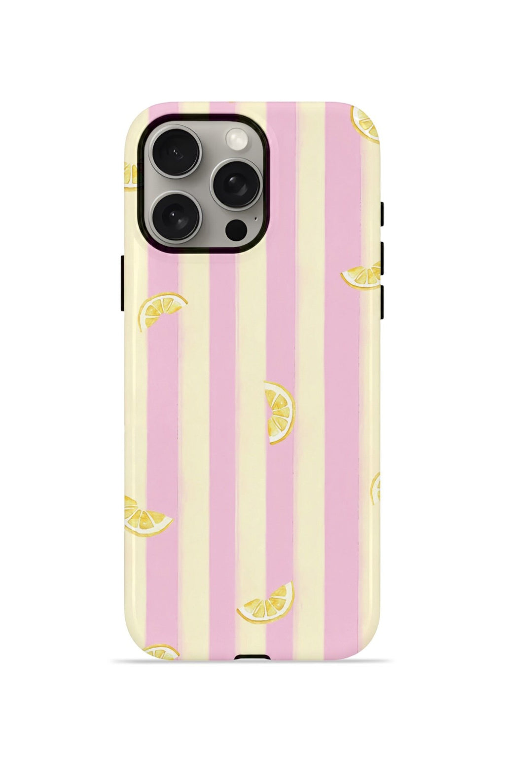 iPhone 15 Pro Vorian Çift Katmanlı MagSafe Kılıf Pink Lemon Parade