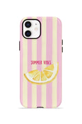 iPhone 12 Vorian Çift Katmanlı MagSafe Kılıf Summer Vibes Lemon