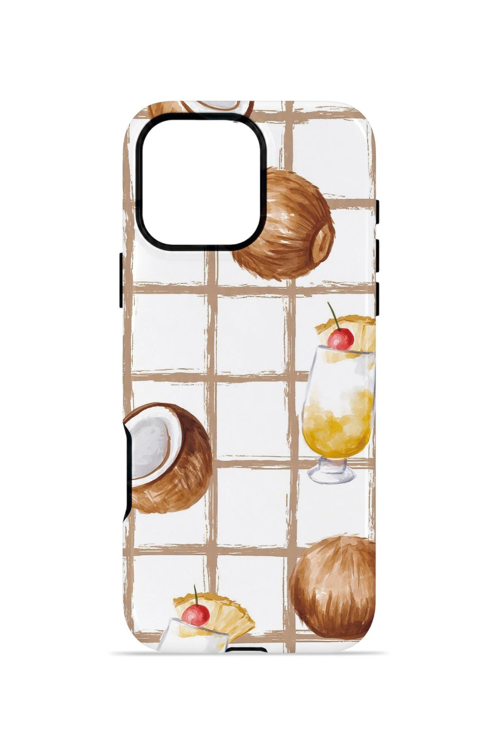 iPhone 16 Pro Vorian Çift Katmanlı Kılıf Coconut Cabana