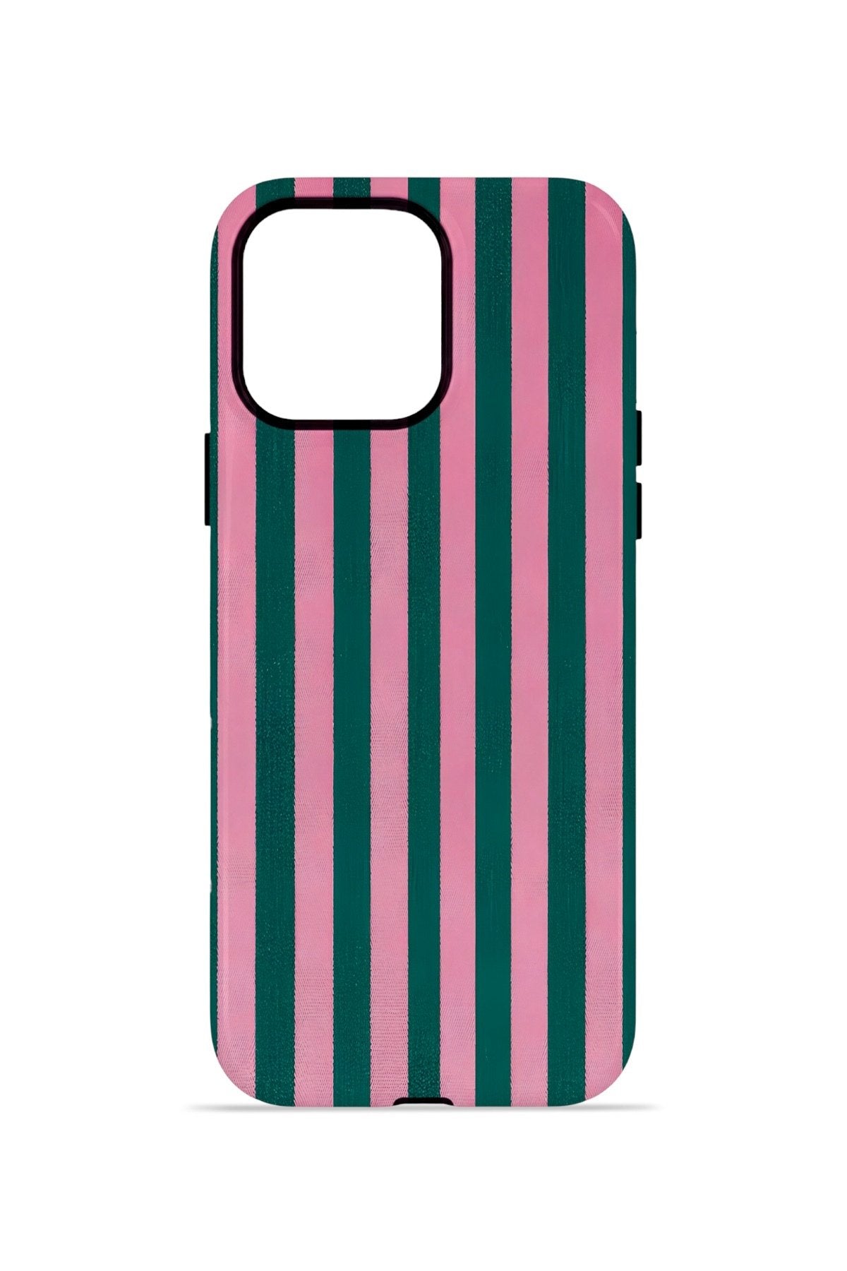 iPhone 14 Pro Max Vorian Çift Katmanlı Kılıf Pink Navy Cabana