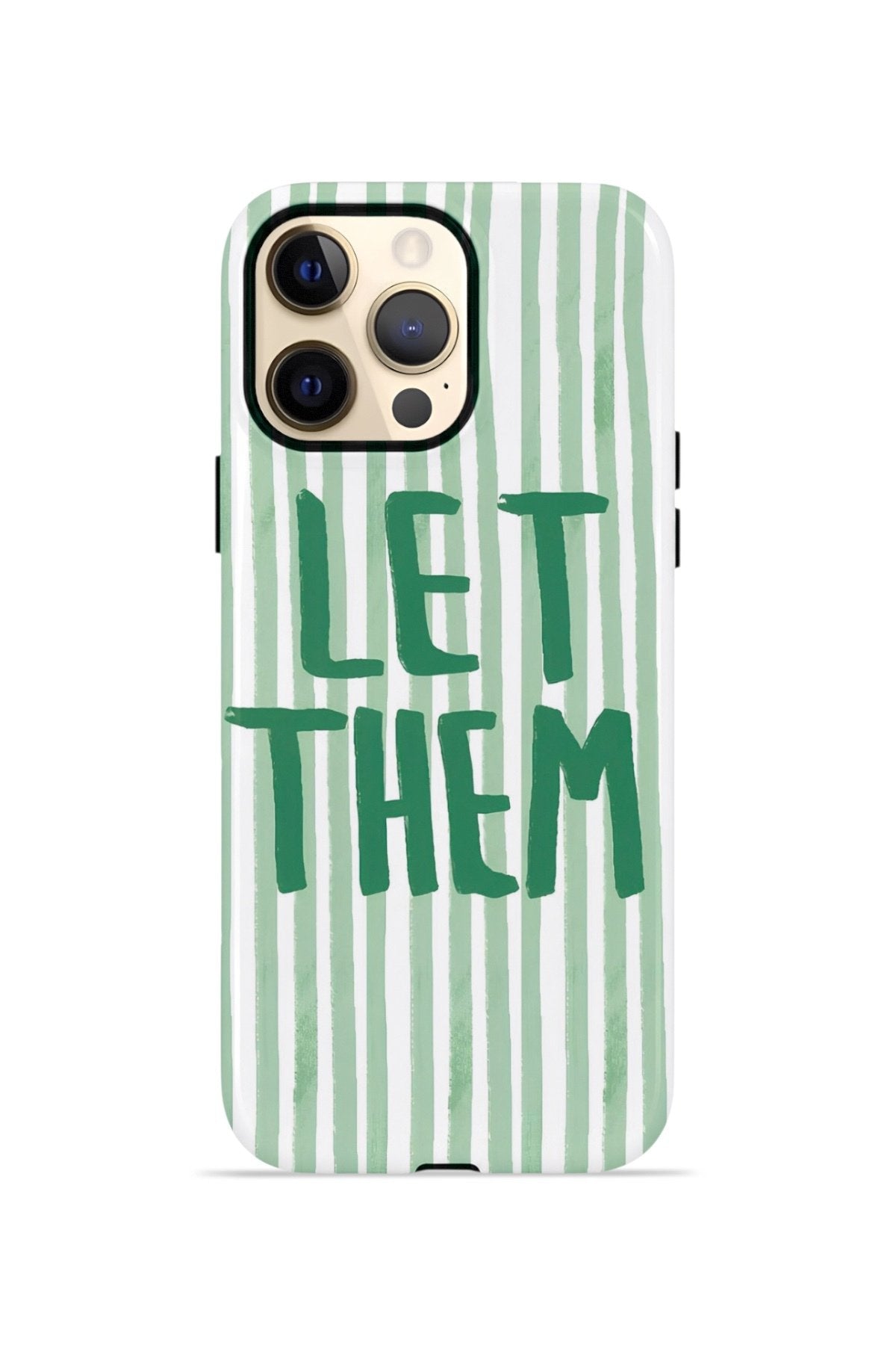 iPhone 12 Pro Max Vorian Çift Katmanlı Kılıf Let Them Green