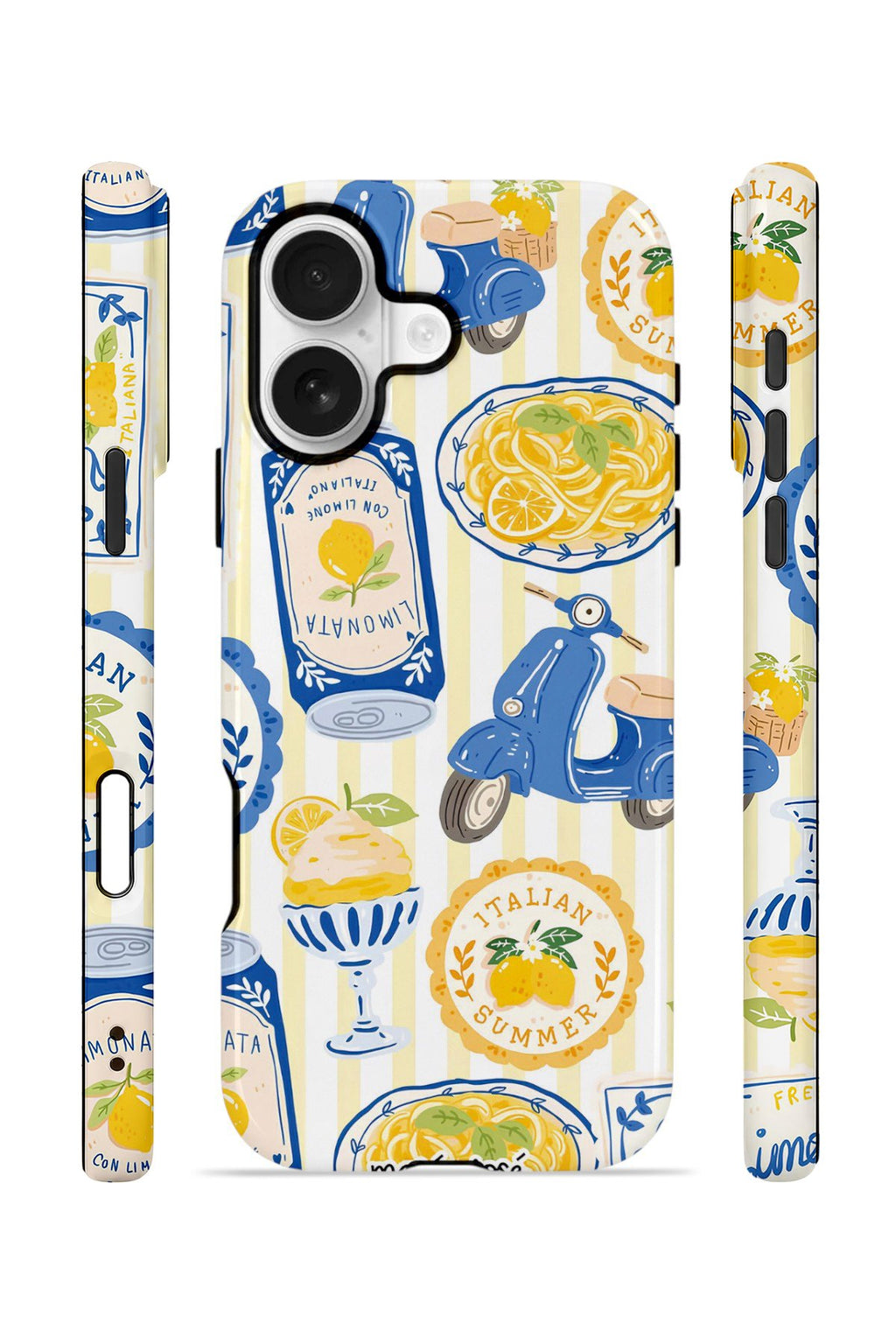 iPhone 16 Plus Vorian Çift Katmanlı Kılıf Italian Tableware