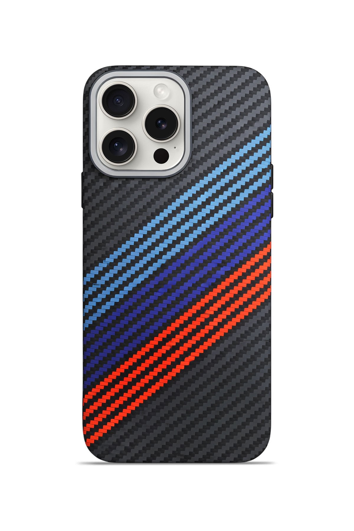 Nox Craft iPhone 15 Pro Max MagSafe Karbon Kılıf Flux Line