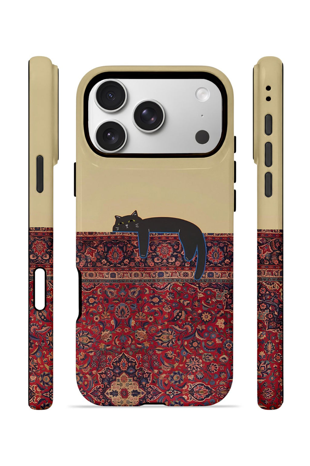 iPhone 17 Pro Vorian Çift Katmanlı MagSafe Kılıf Persian Cat Lounge