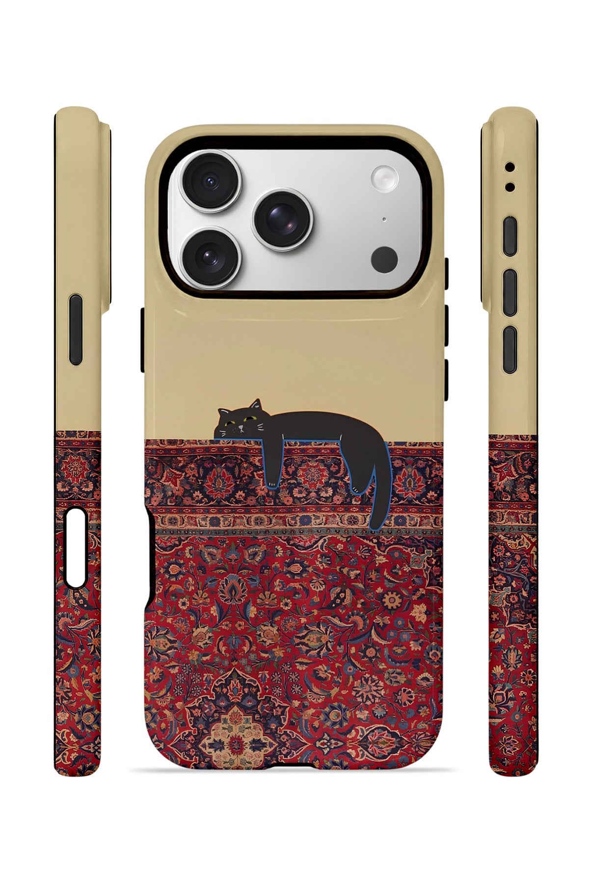 iPhone 17 Pro Vorian Çift Katmanlı MagSafe Kılıf Persian Cat Lounge