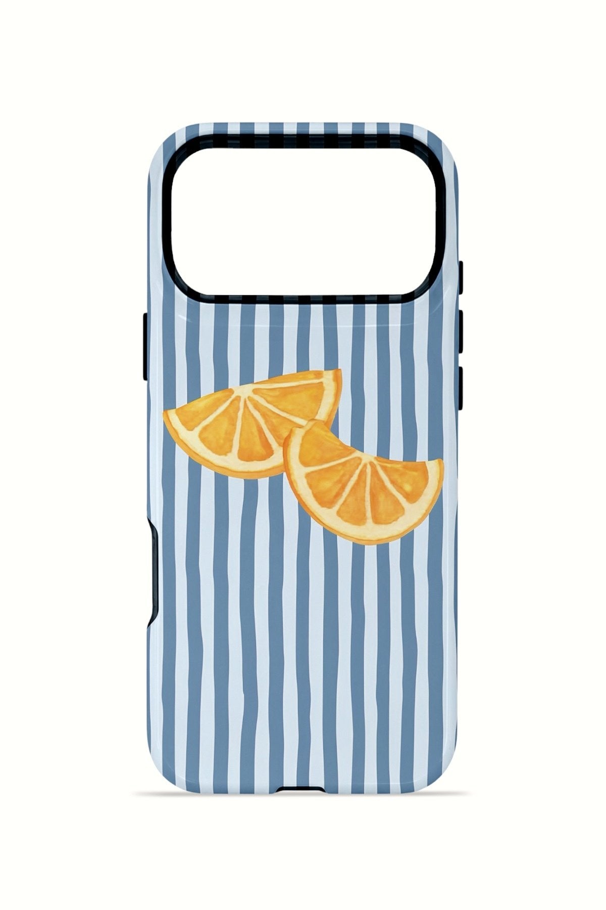 iPhone 17 Pro Max Vorian Çift Katmanlı Kılıf Blue Orange Slices