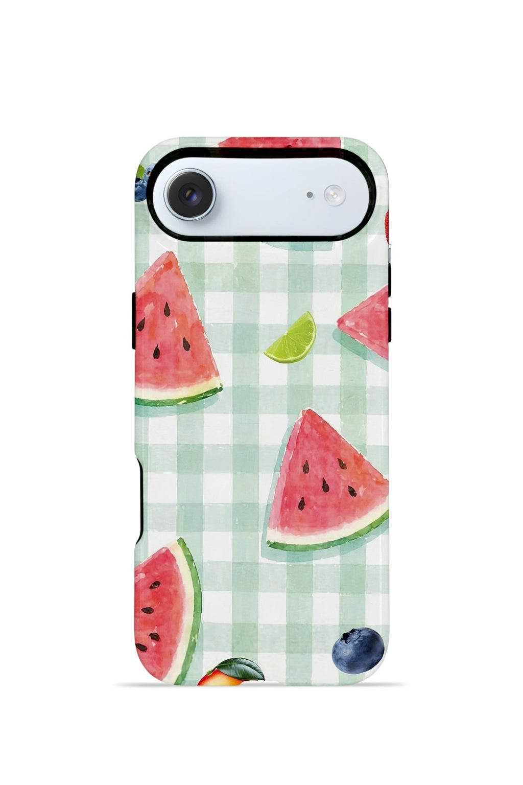 iPhone 17 Air Vorian Çift Katmanlı Kılıf Watermelon Picnic Gingham