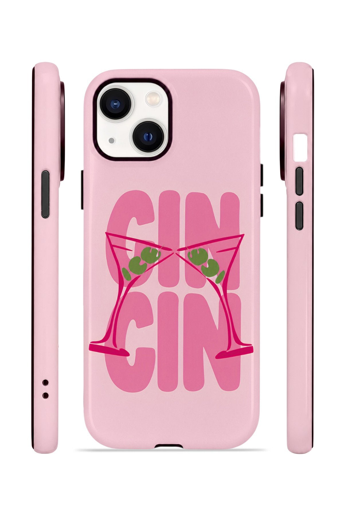 iPhone 14 Vorian Çift Katmanlı Kılıf Gin O Clock