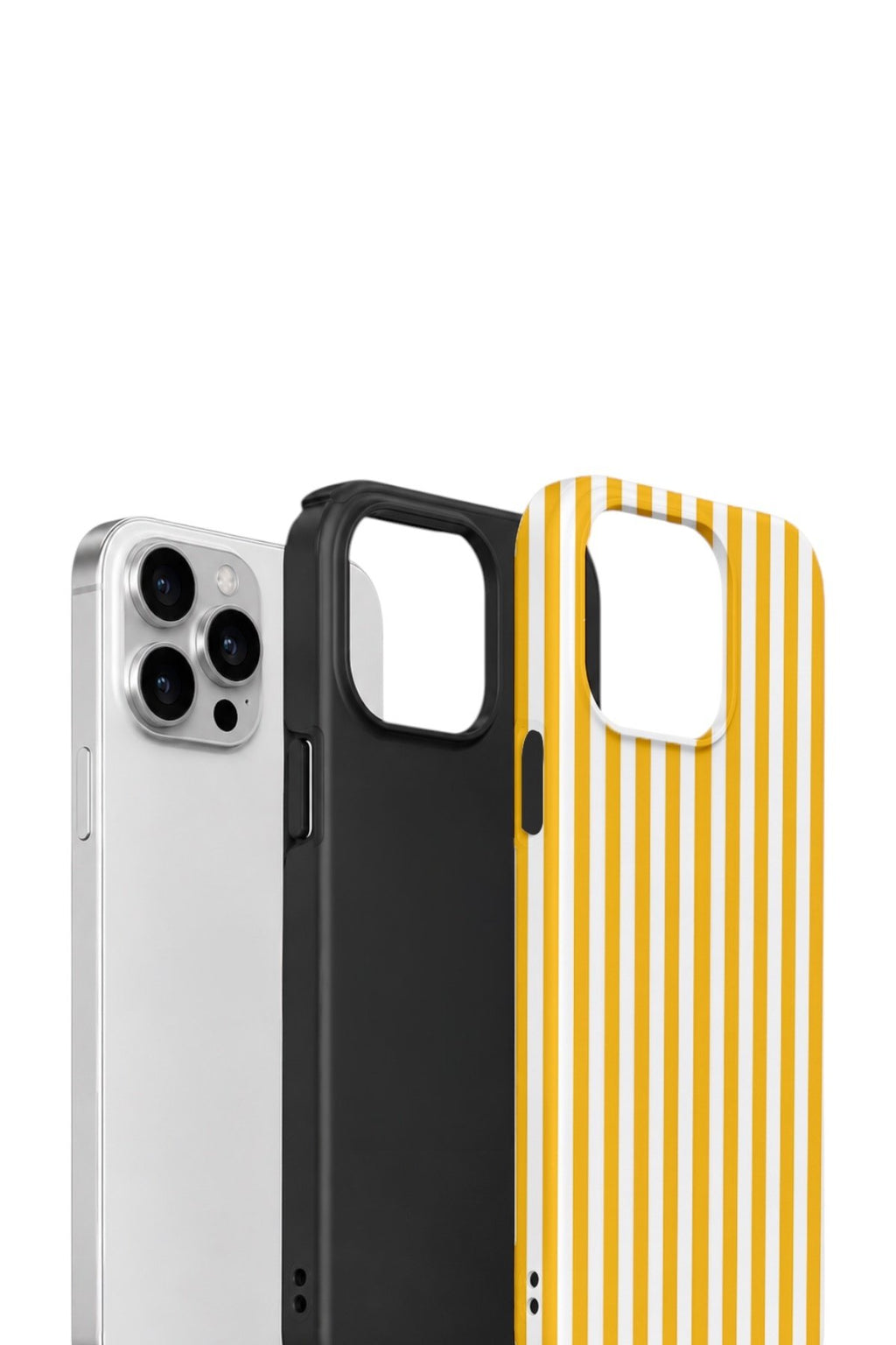 iPhone 13 Pro Vorian Çift Katmanlı Kılıf Golden Pinstripe