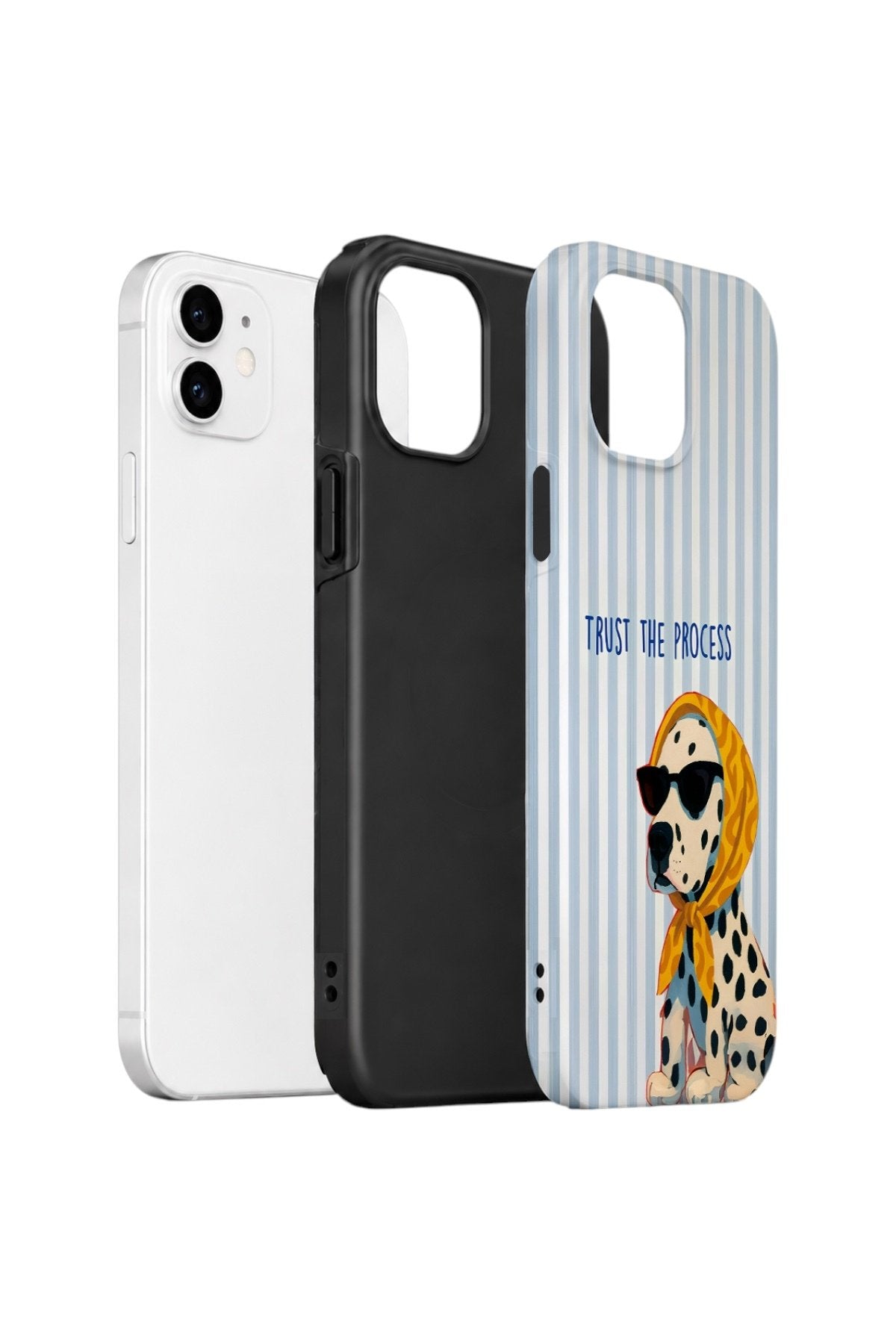 iPhone 11 Vorian Çift Katmanlı Kılıf Trust The Process Dalmatian