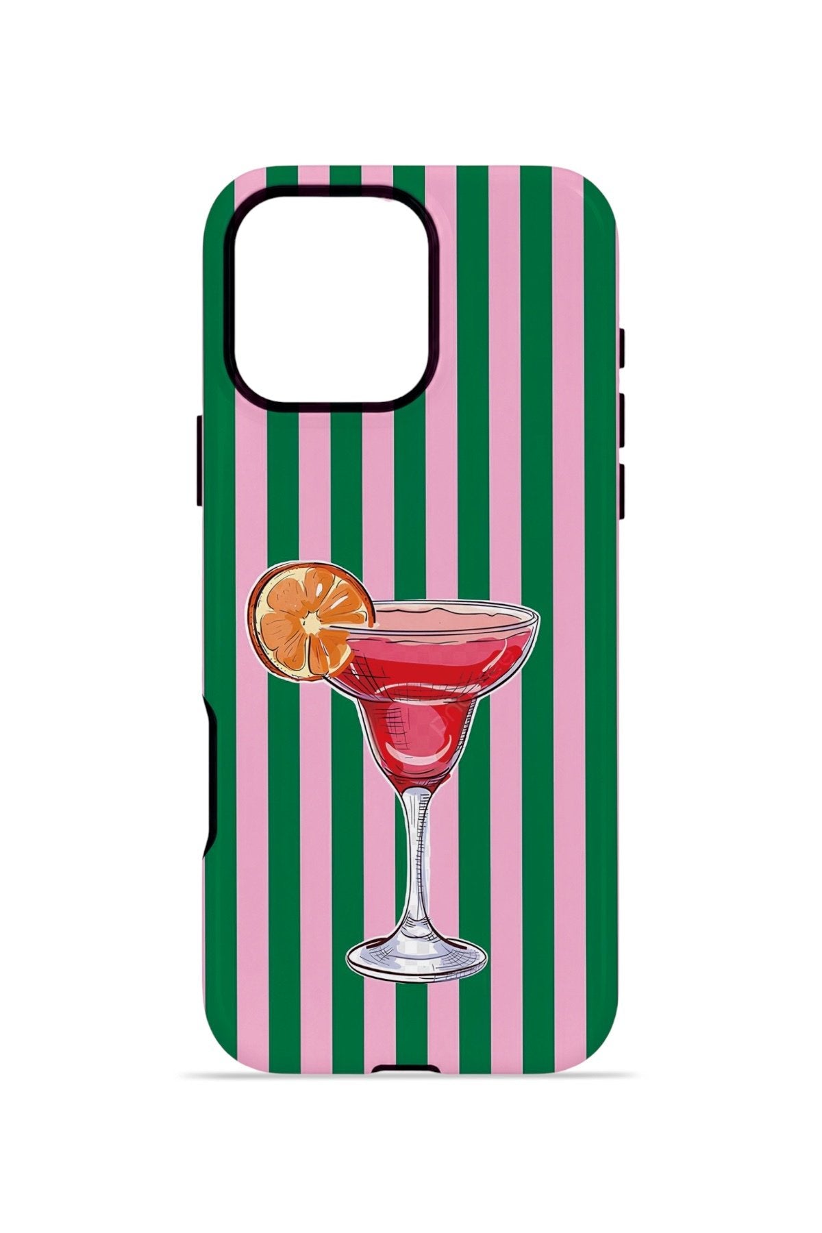 iPhone 16 Pro Max Vorian Çift Katmanlı Kılıf Pink Citrus Cocktail