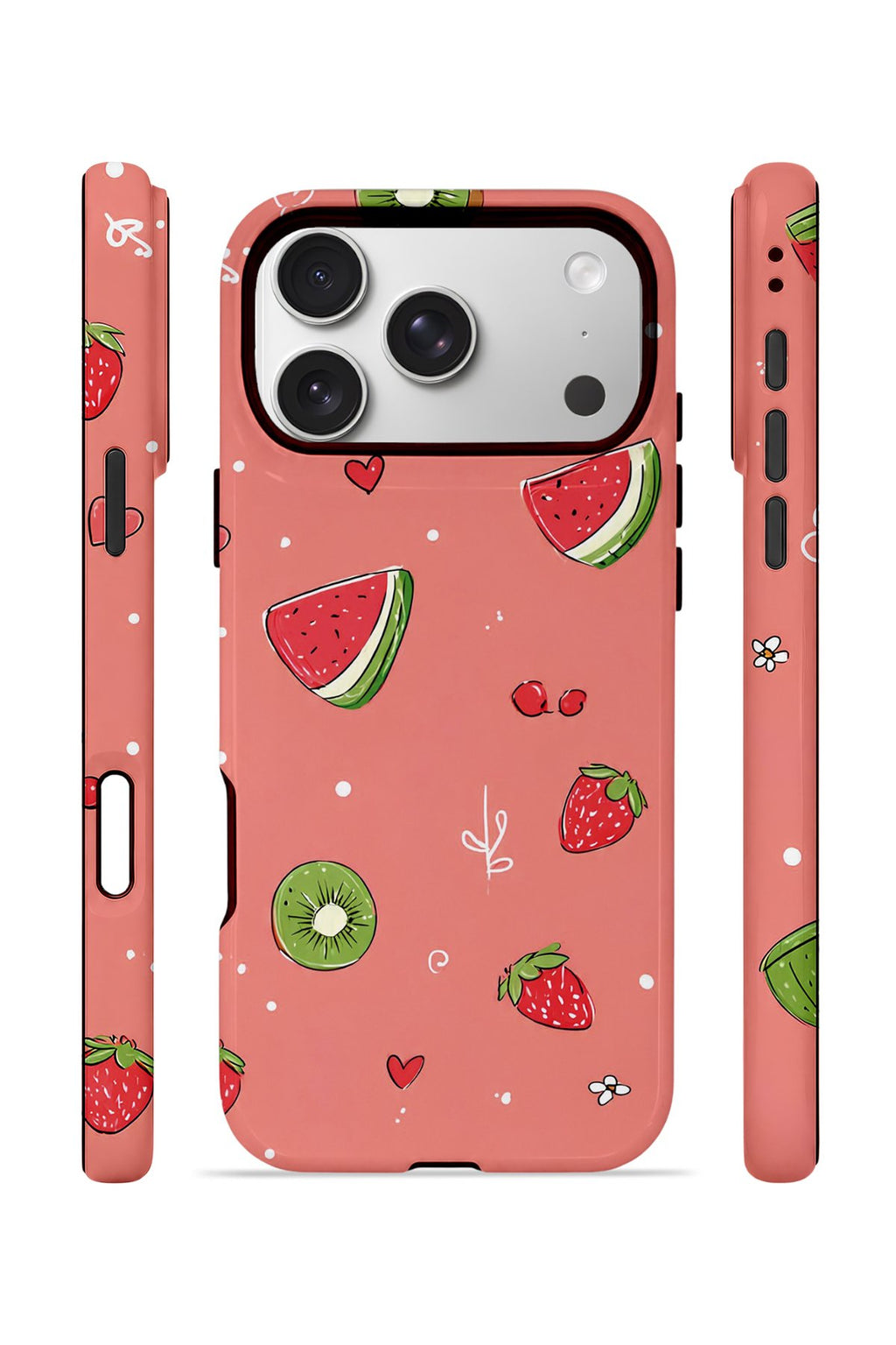 iPhone 17 Pro Max Vorian Çift Katmanlı MagSafe Kılıf Summer Fruit Crush