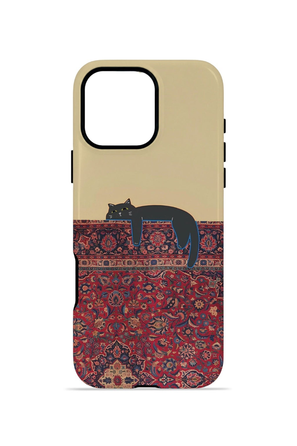 iPhone 16 Pro Vorian Çift Katmanlı Kılıf Persian Cat Lounge