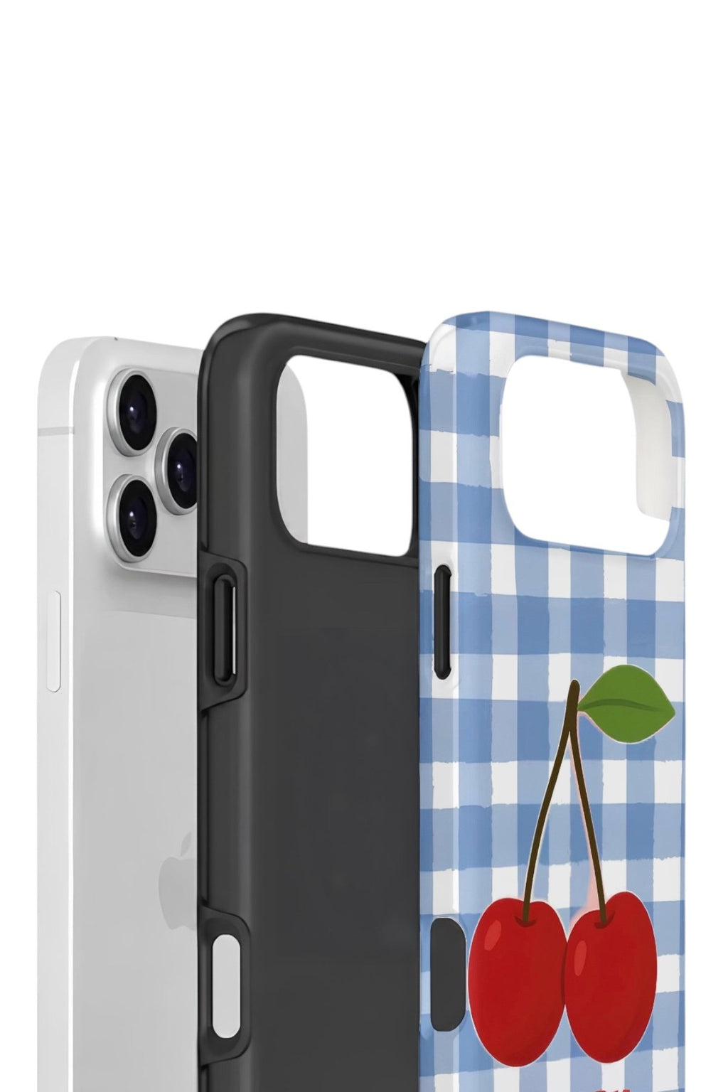 iPhone 17 Pro Max Vorian Çift Katmanlı Kılıf Cherry Picnic