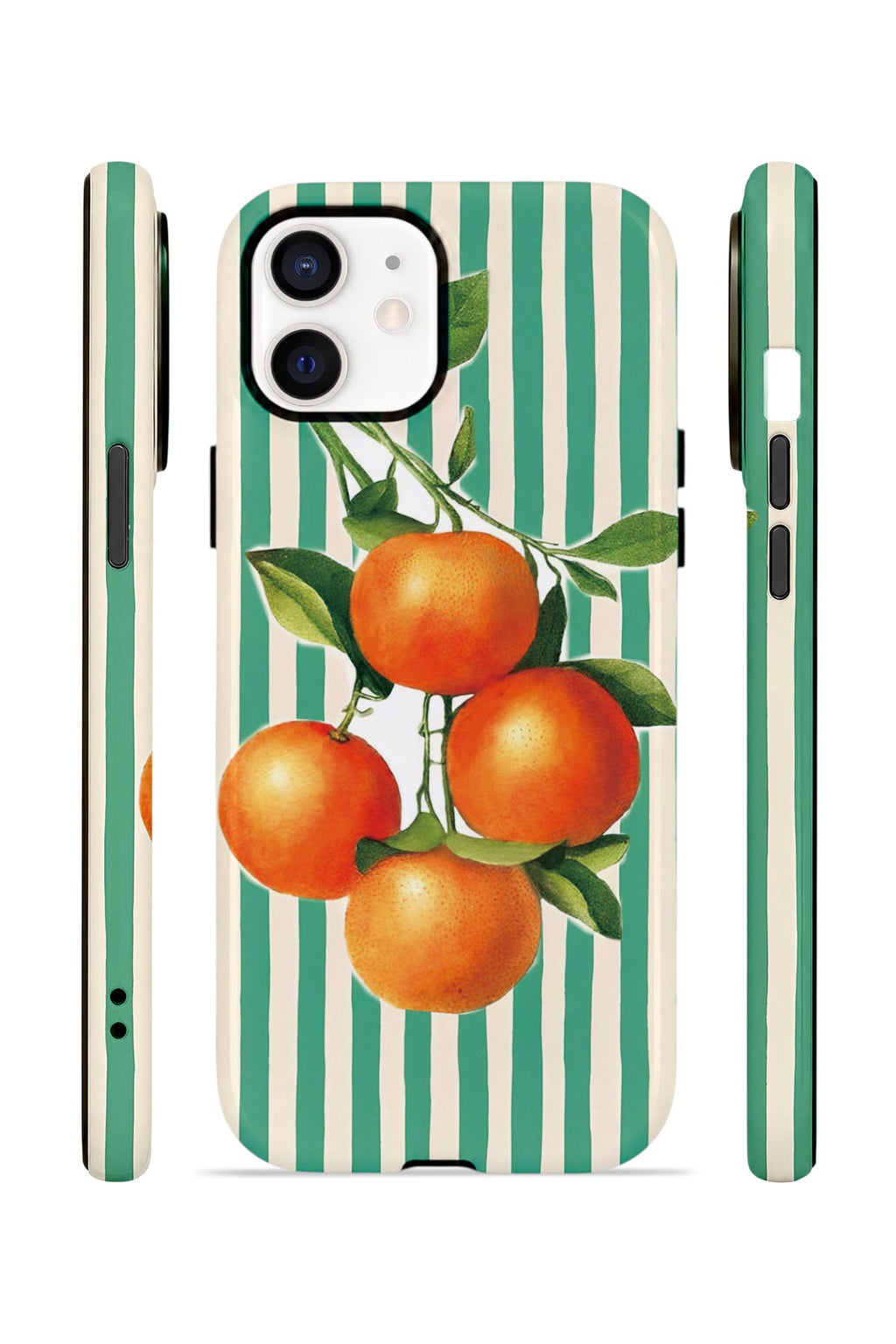 iPhone 12 Vorian Çift Katmanlı Kılıf Italian Orange Orchard