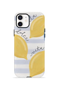iPhone 12 Vorian Çift Katmanlı Kılıf Dolce Vita Lemon