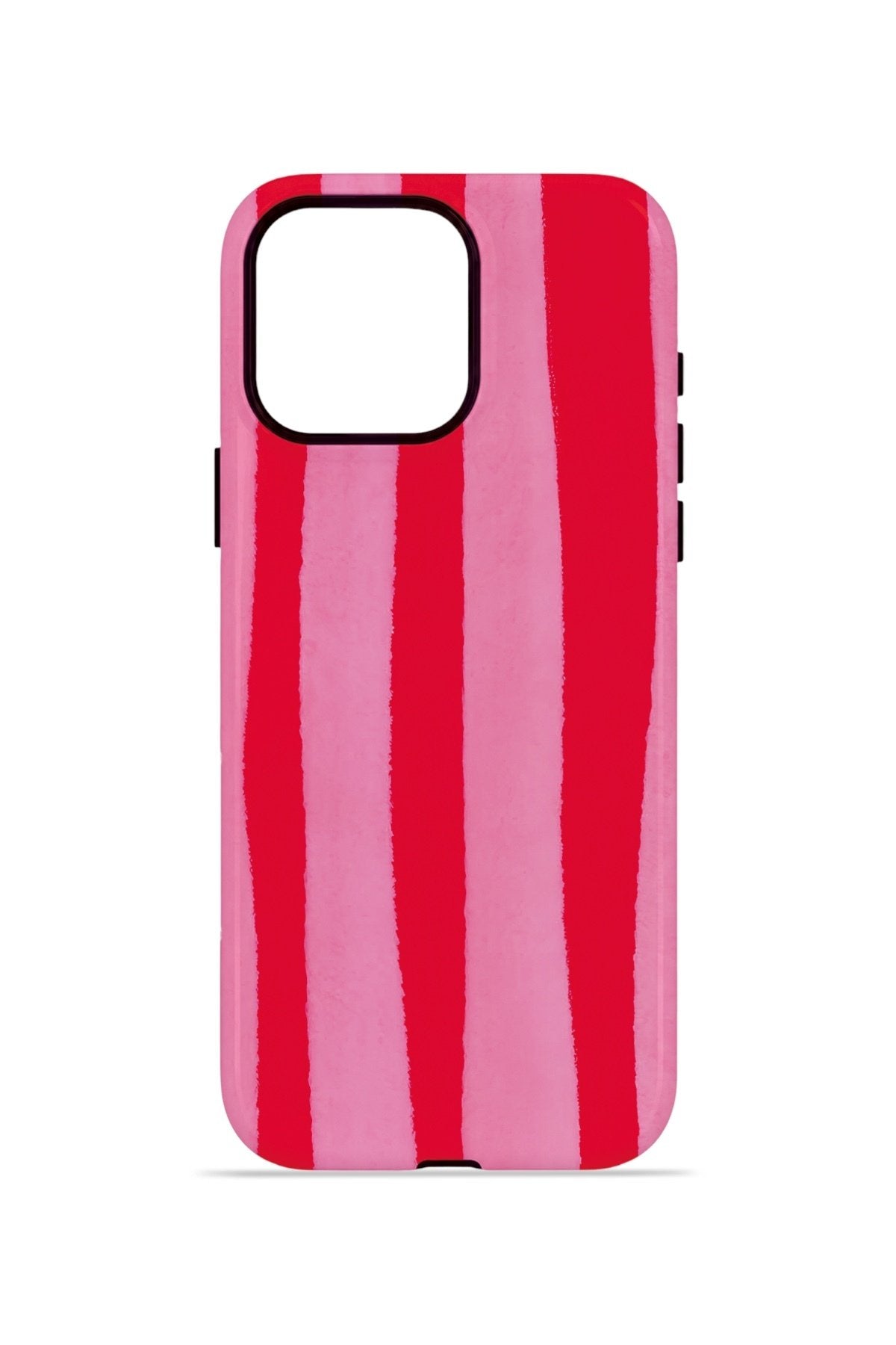 iPhone 15 Pro Vorian Çift Katmanlı Kılıf Raspberry Bold Stripe