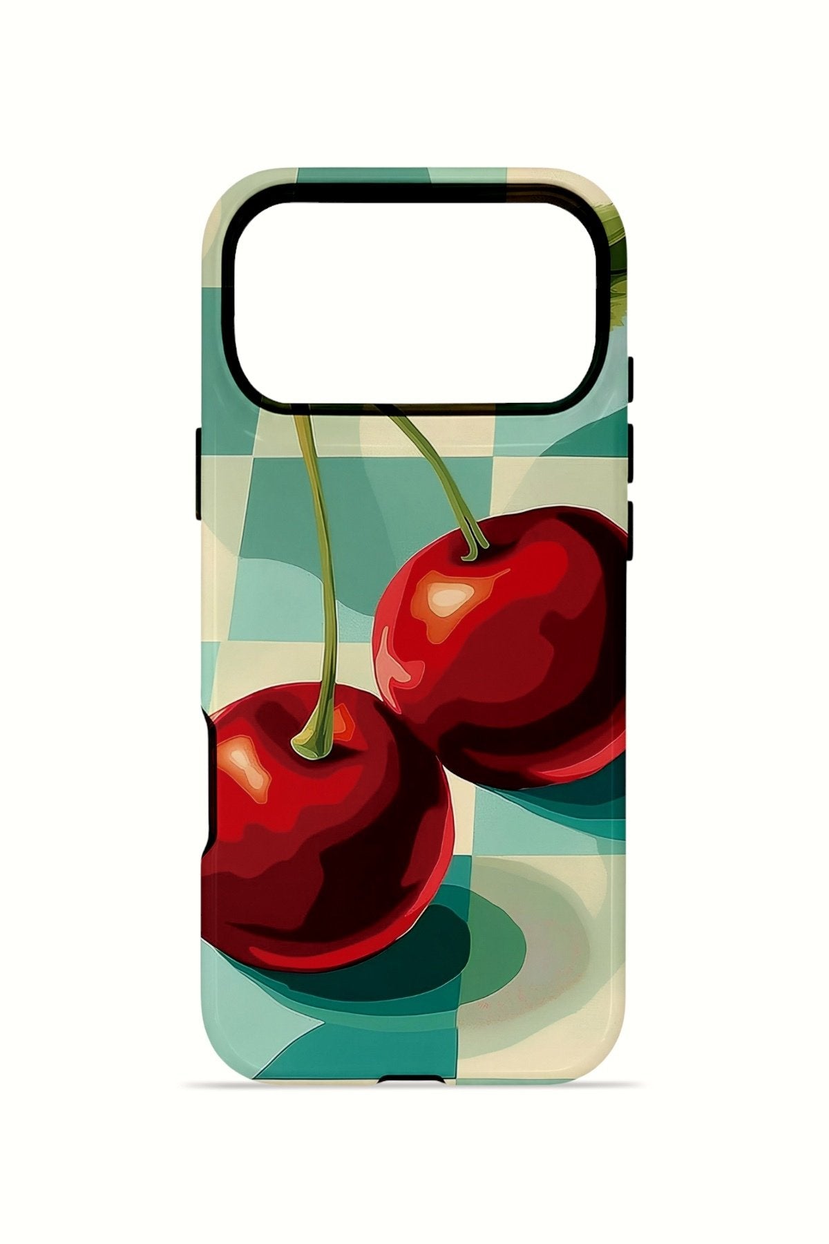 iPhone 17 Pro Max Vorian Çift Katmanlı MagSafe Kılıf Retro Cherry Pop