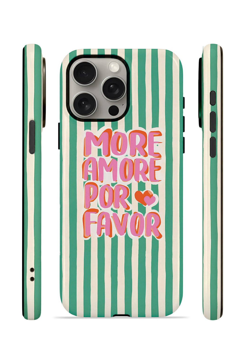 iPhone 15 Pro Vorian Çift Katmanlı MagSafe Kılıf More Amore Green