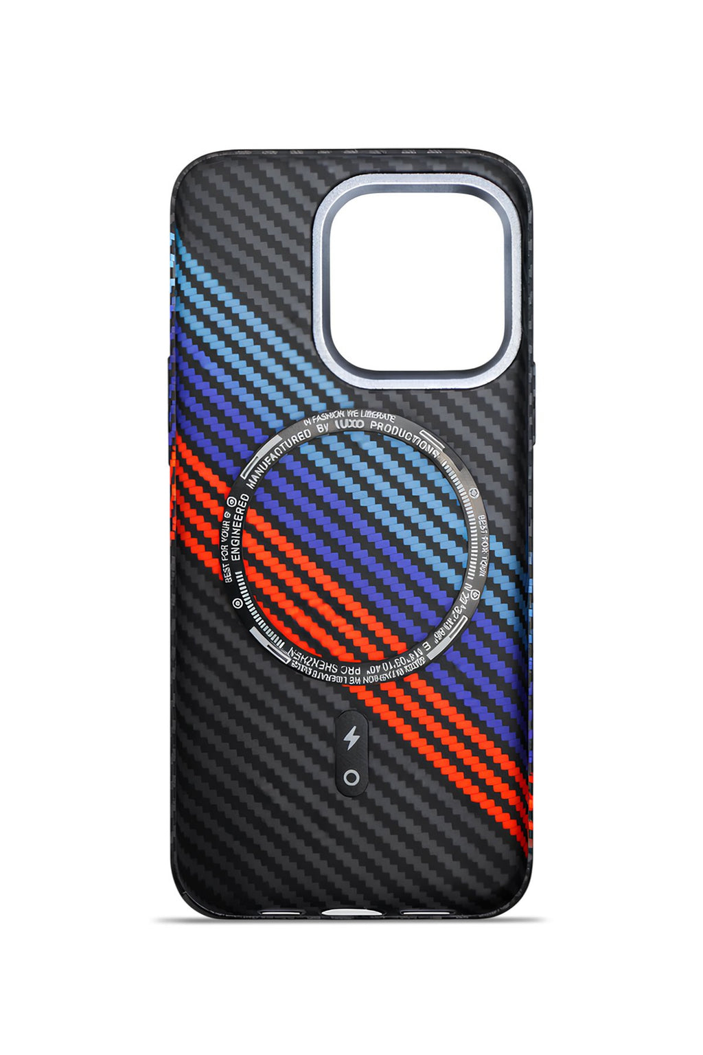 Nox Craft iPhone 14 Plus MagSafe Karbon Kılıf Flux Line