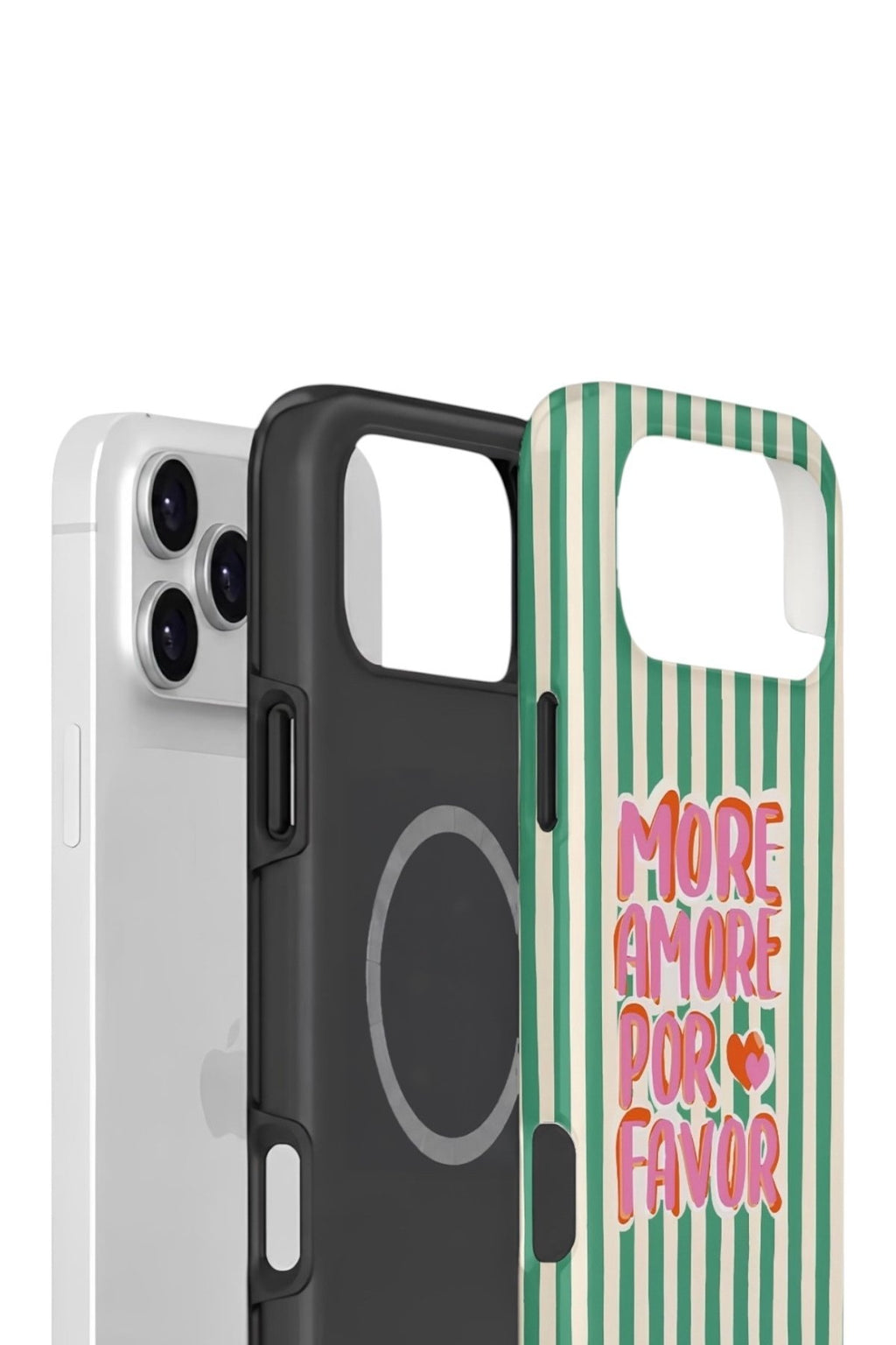 iPhone 17 Pro Vorian Çift Katmanlı MagSafe Kılıf More Amore Green