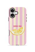iPhone 16 Vorian Çift Katmanlı MagSafe Kılıf Summer Vibes Lemon