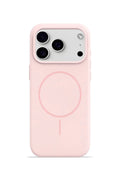 iPhone 17 Pro 6.3" Mag Core Akıllı MagSafe Animasyonlu Silikon Kılıf Açık Pembe