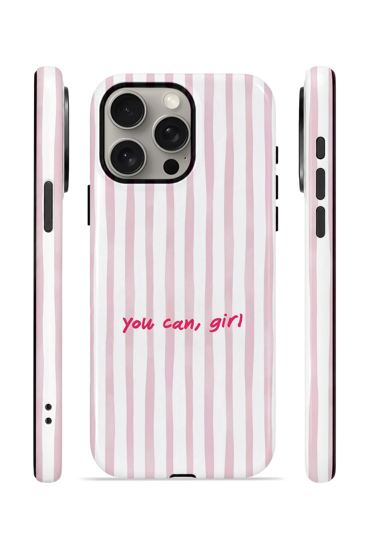iPhone 15 Pro Max Vorian Çift Katmanlı Kılıf You Can Girl
