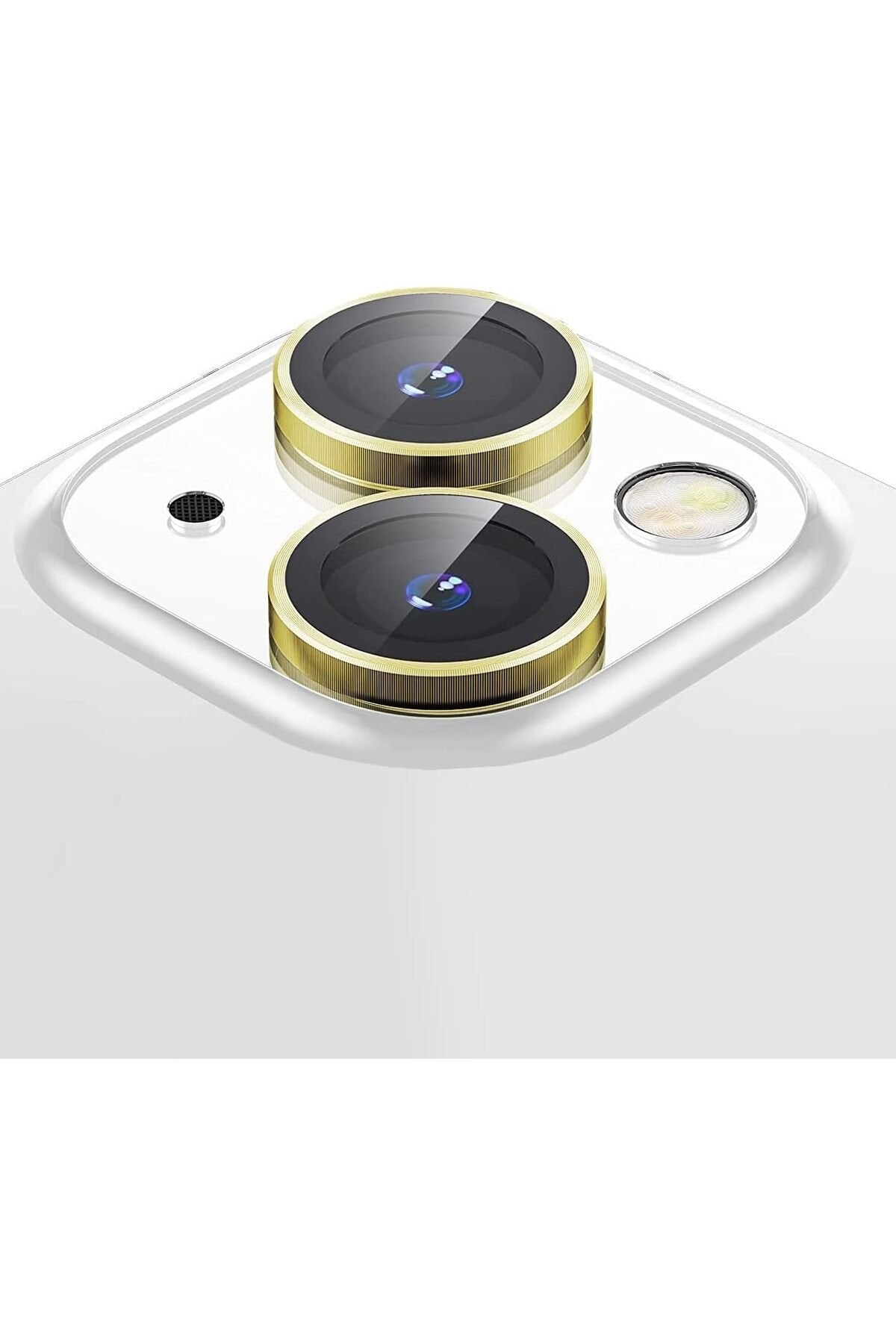 iPhone 14 Plus Sapphire Lens Koruyucu Gold