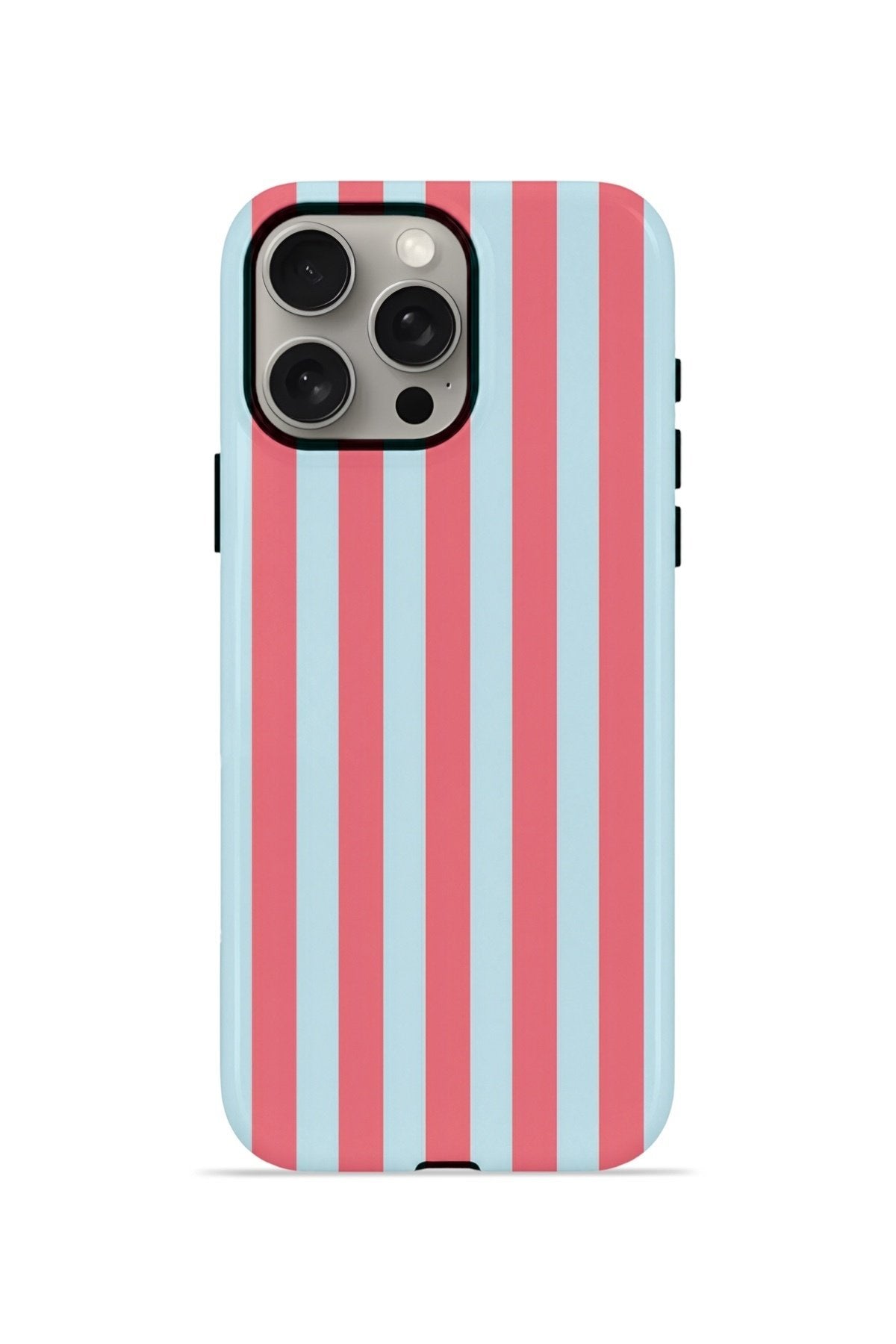 iPhone 15 Pro Max Vorian Çift Katmanlı Kılıf Poolside Candy Stripe